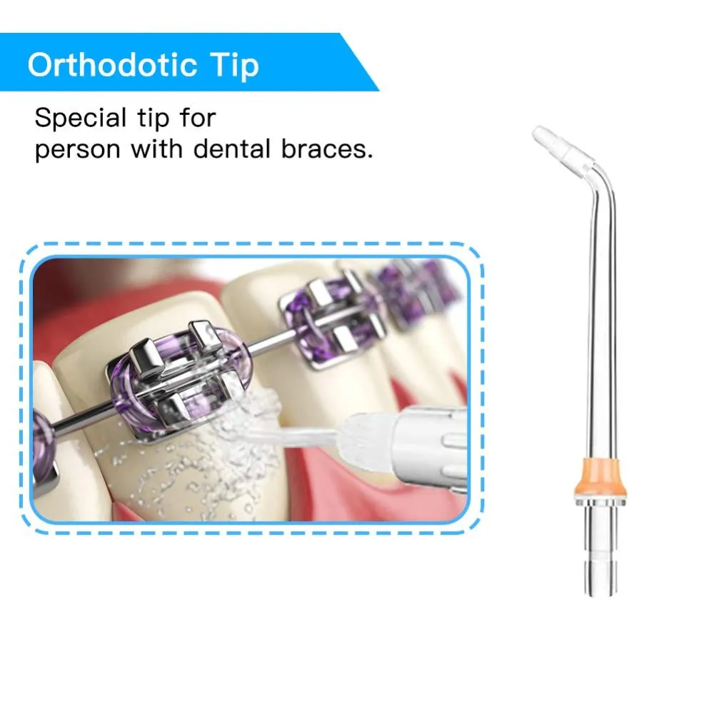 5 Mode Portable Dental Water Flosser Jet 300ml I 6 Jet tips
