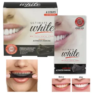 6 Teeth Whitening Strips Charcoal Strips Dental Whitener Tooth Whitening Strip