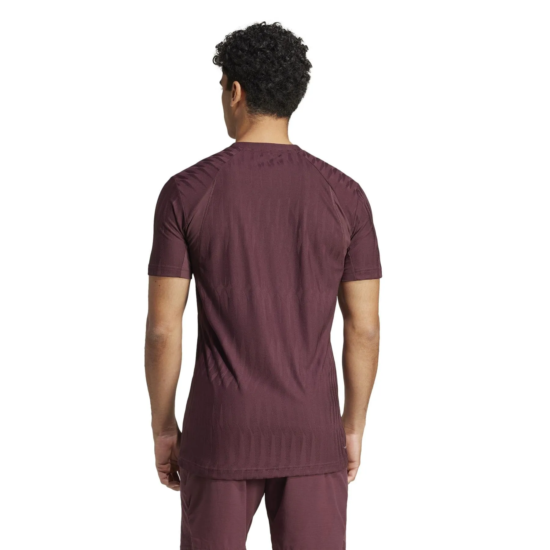 ADIDAS Mens Climacool  Freelift Padel T-Shirt - Ruby