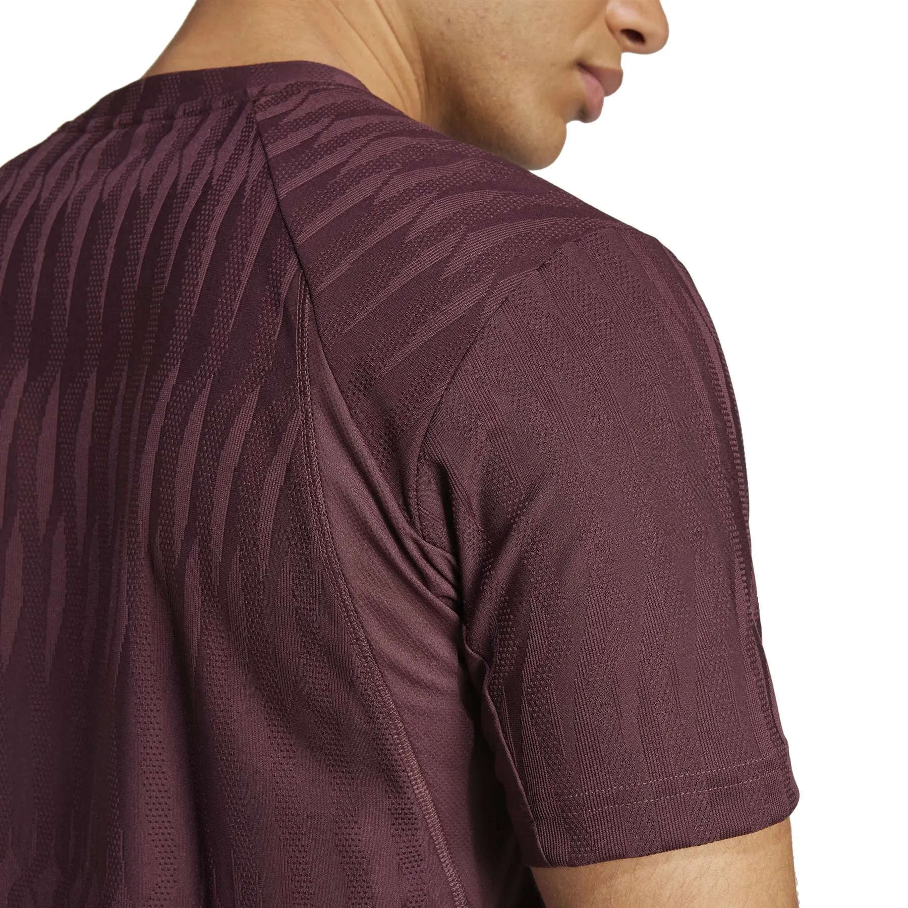 ADIDAS Mens Climacool  Freelift Padel T-Shirt - Ruby