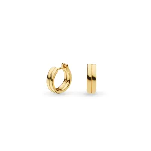 Bevel Unity Gold Huggie Hoop | Earrings