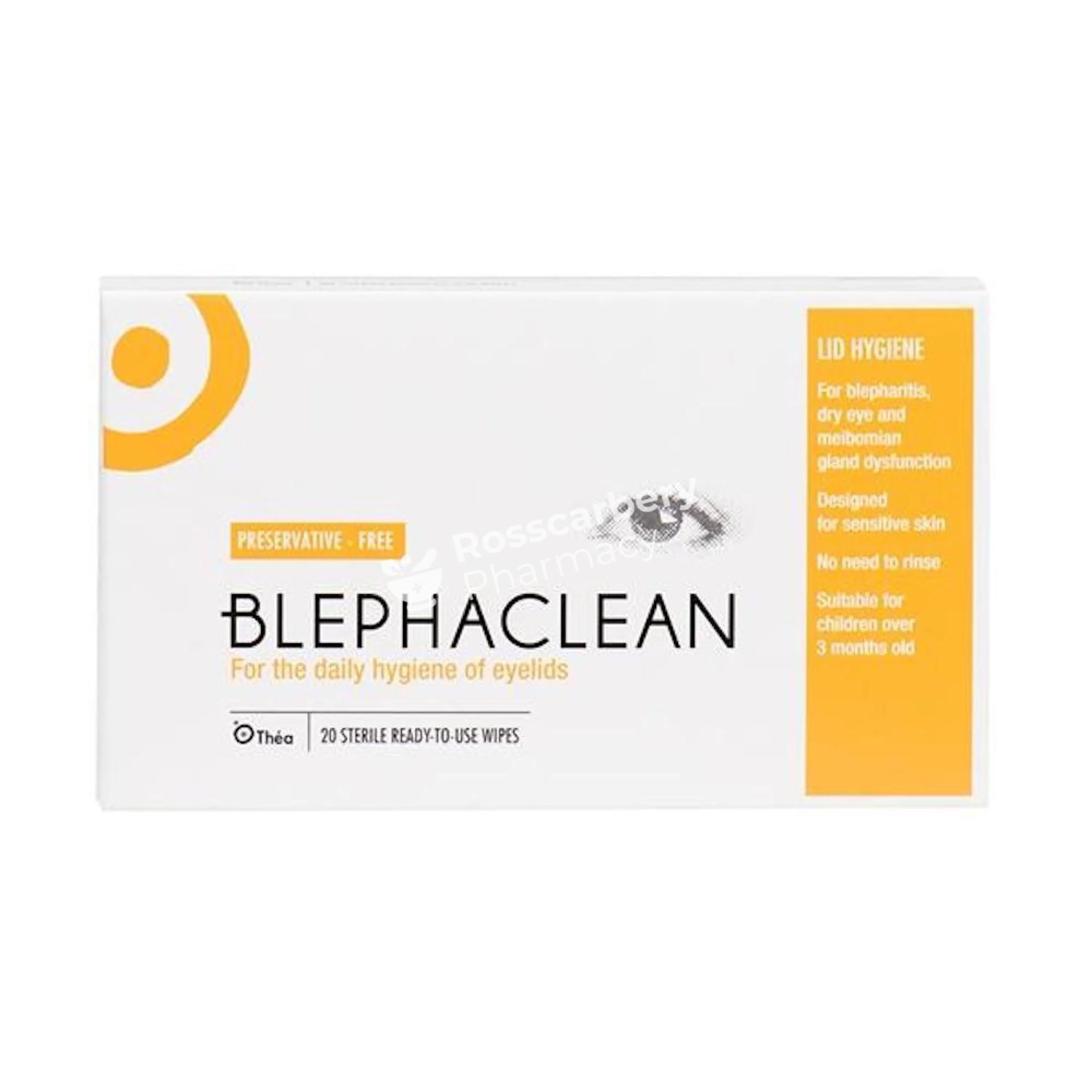 Blephaclean Sterile Eyelid Wipes