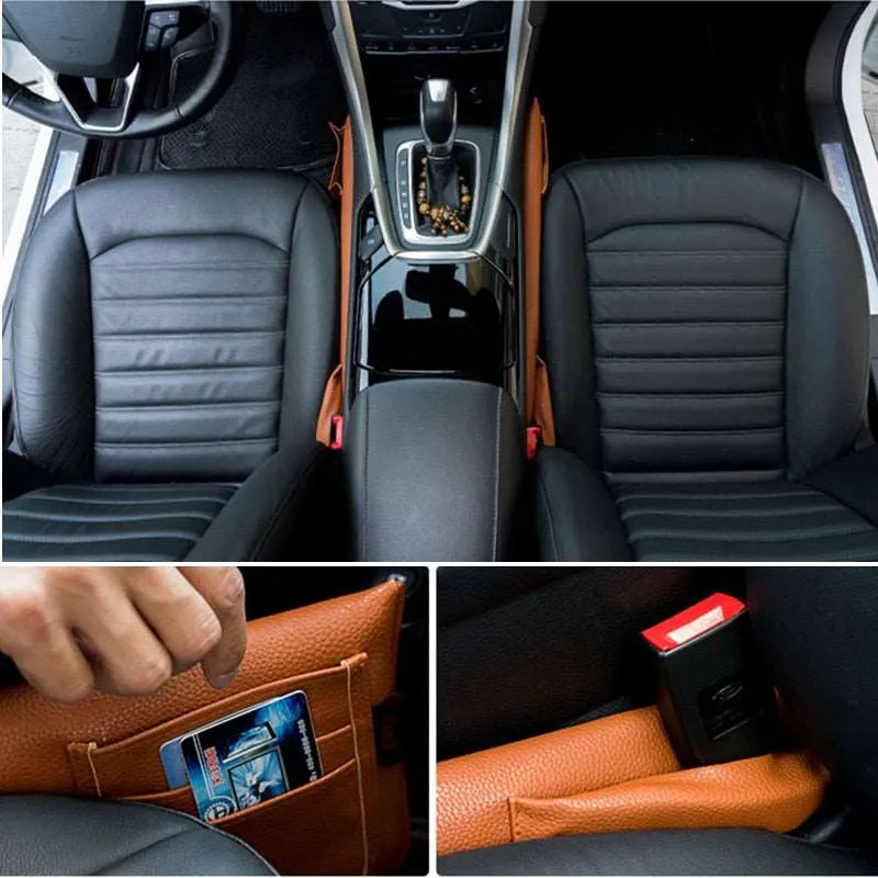 Car Seat Crevice Gap Stopper Strip PU Leak proof Protector Covers