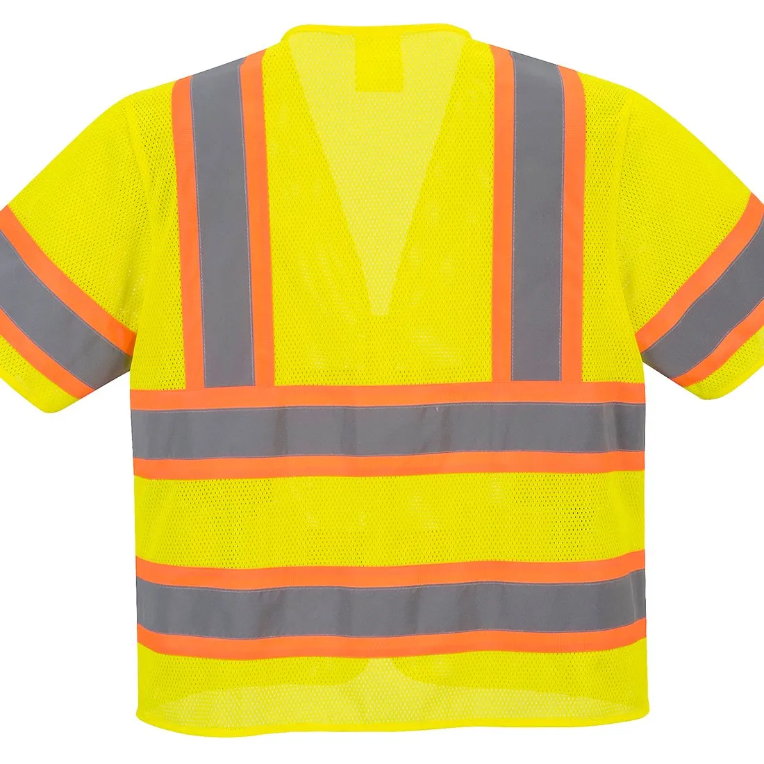 Class 3 Augusta Sleeved High Visibility Vest - Yellow - 4XL