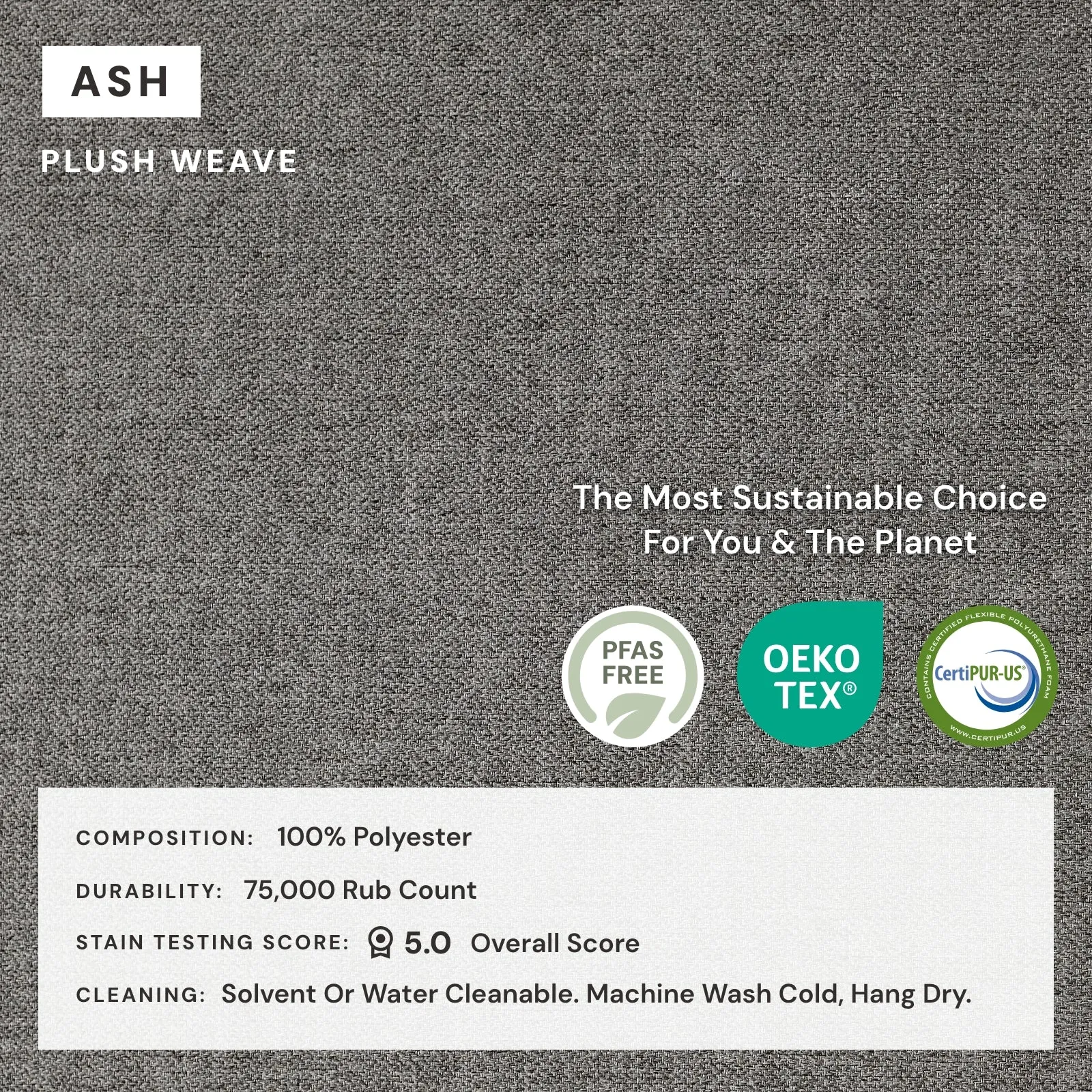 Elevate Comfort Layer Set for Modular Unit | Plush Weave in Ash