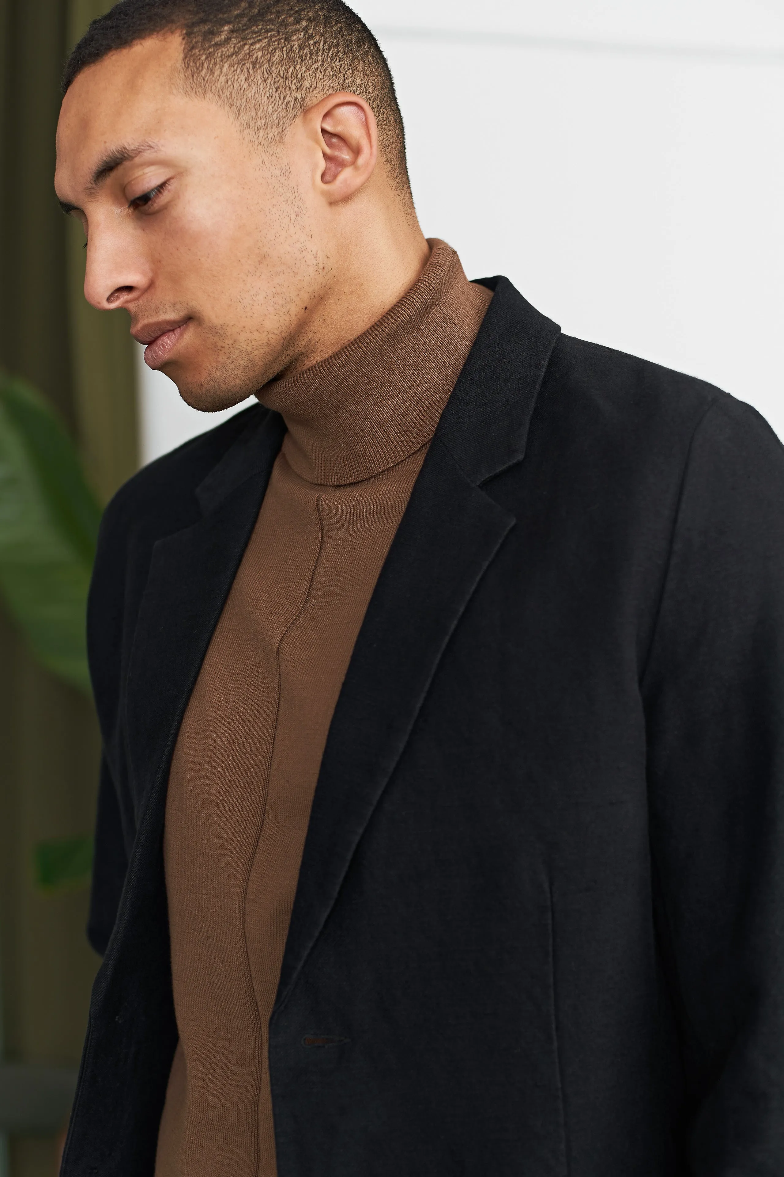 ENVER blazer winter linen black