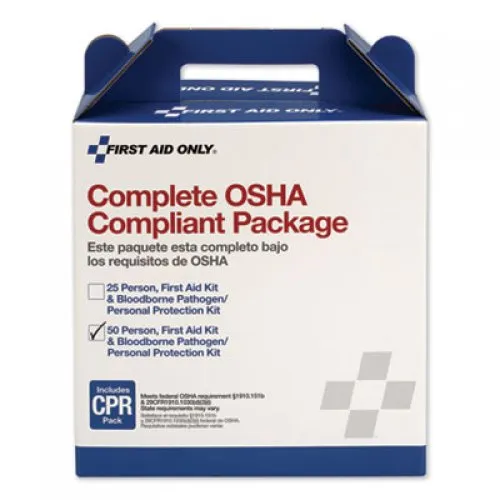 First Aid Only First Aid Kit for 50 People, 229-Pieces, ANSI/OSHA Compliant, Plastic Case (228CP)