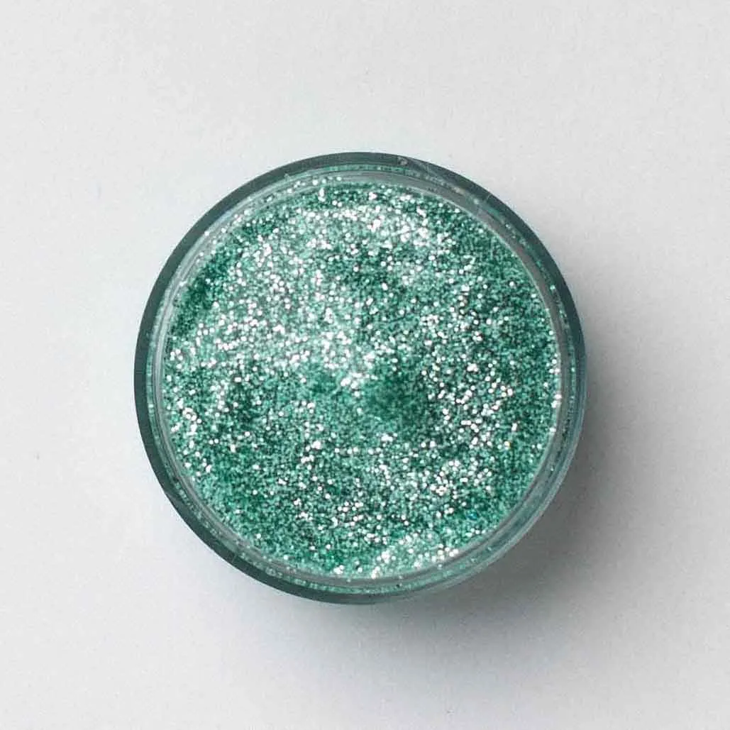 Galexie Glister Dazzle Fine Teal Glitter Gel - Hair, Face, Body Glitter Gel