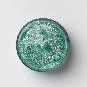 Galexie Glister Dazzle Fine Teal Glitter Gel - Hair, Face, Body Glitter Gel