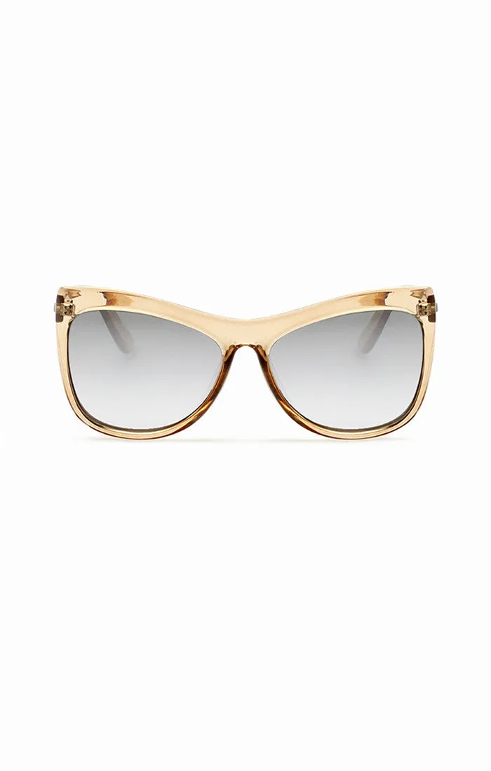 Joyride Peach & Silver Sunglasses