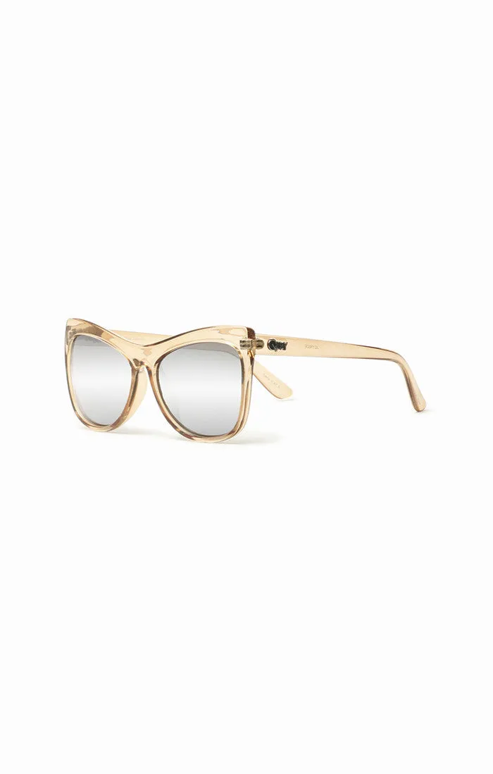 Joyride Peach & Silver Sunglasses