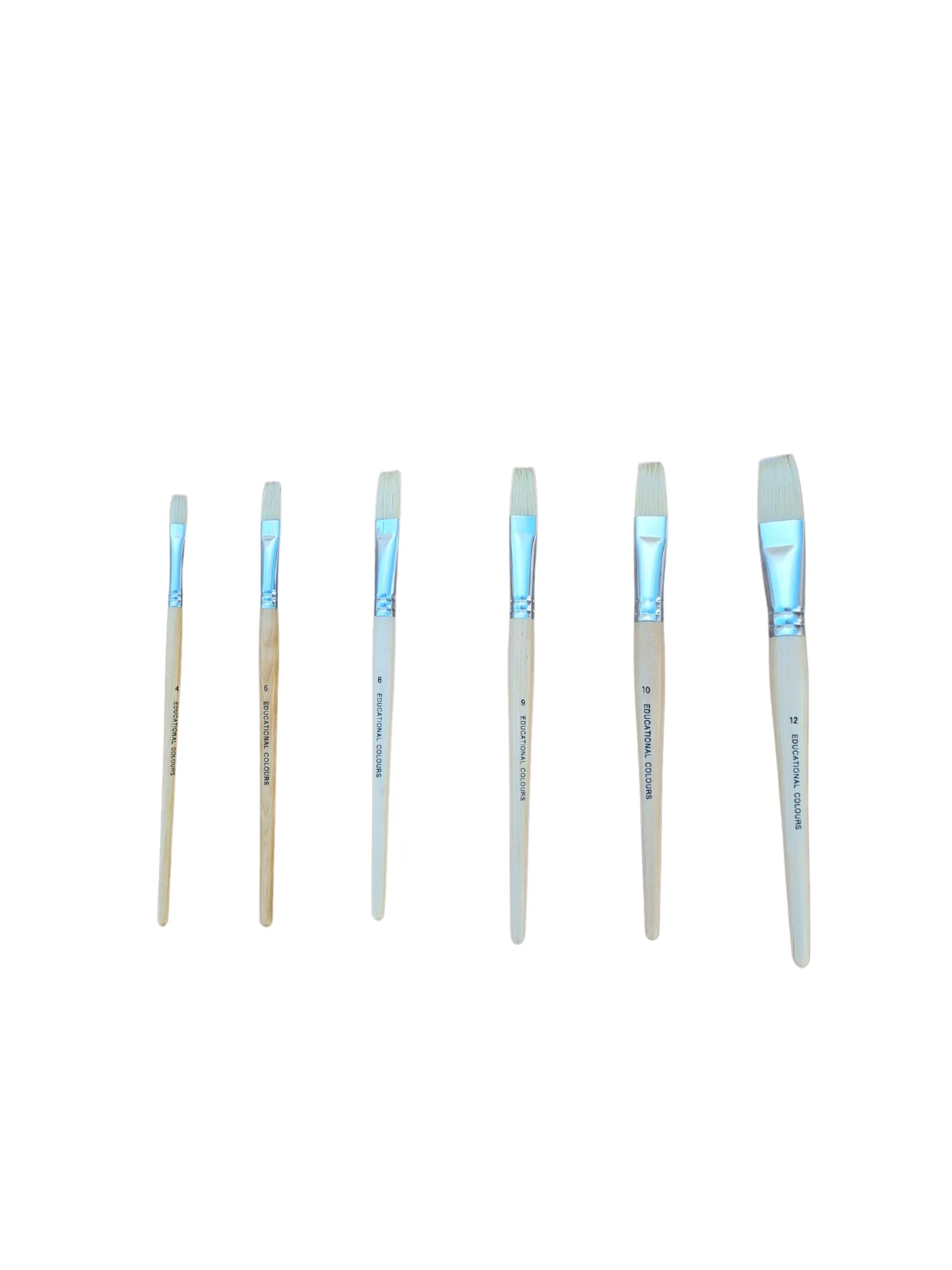 Kids Wooden Paint Brushes Assorted