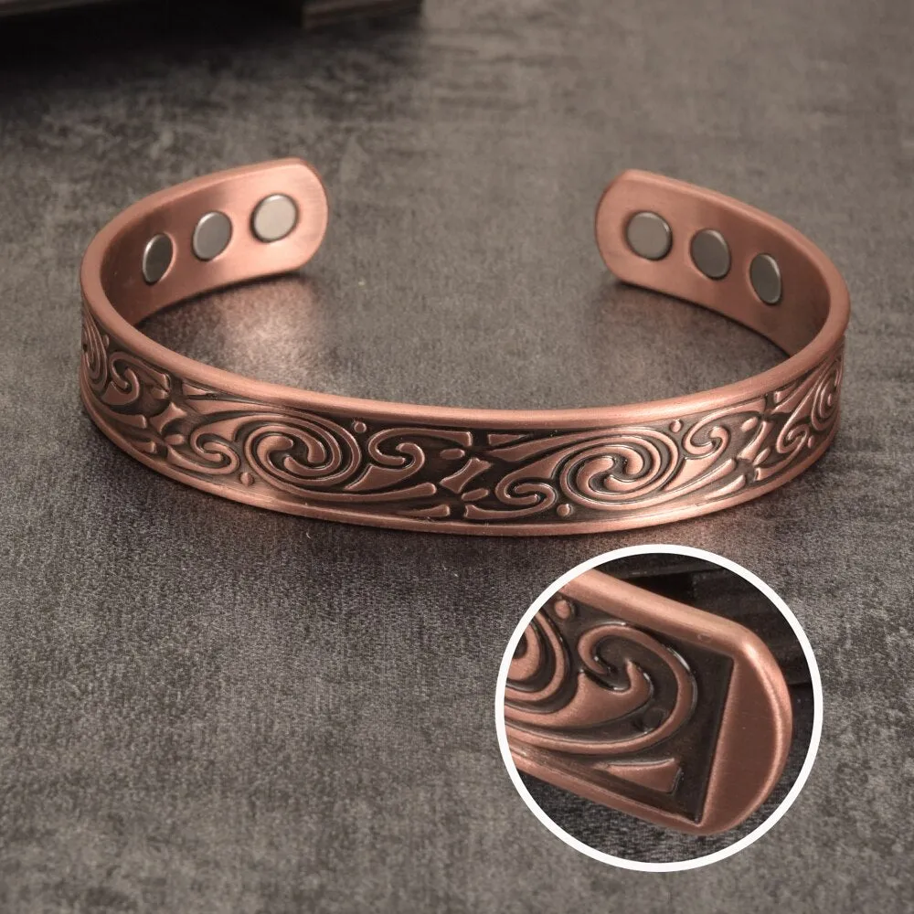 MAGNETIC COPPER BRACELET RUNAS