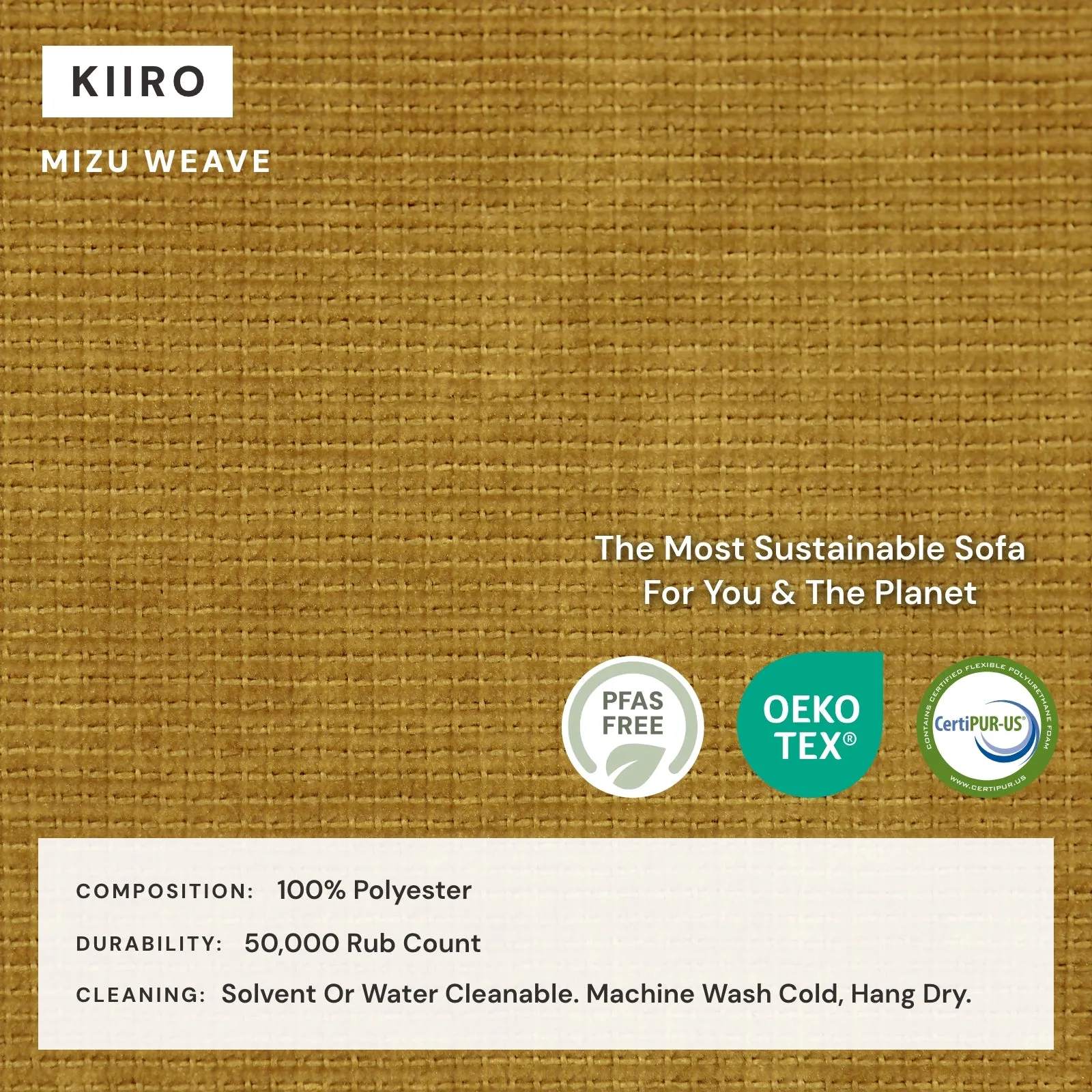 Modular Washable 6-Seater Open-Ends U-Sectional   Ottoman in Kiiro | Deluxe  Seat | Cloud Pillow