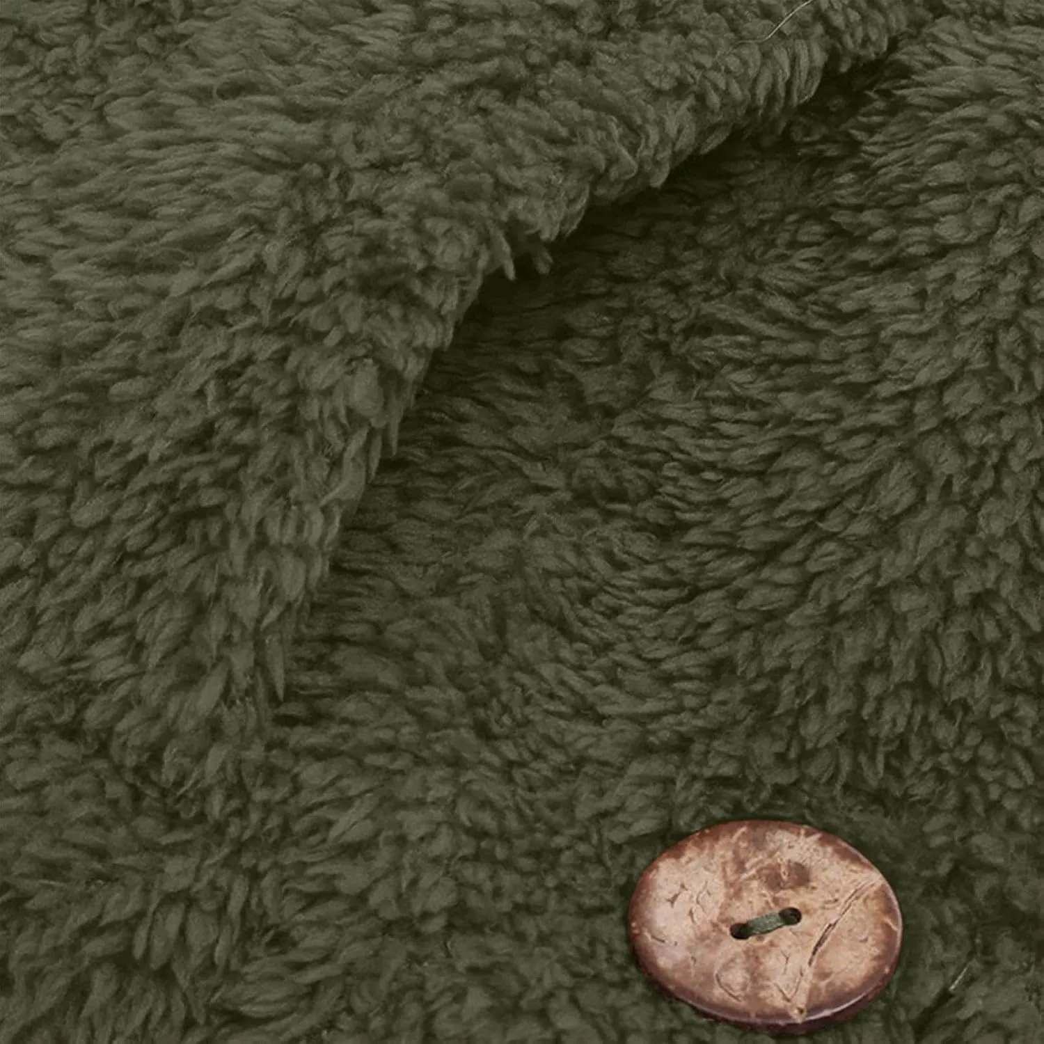 nerohusy Warm Jackets Women Fashion Furry Sherpa Jacket with Hoodie Warm Winter Sherpa Coat Oversized Long Sleeve Outerwear