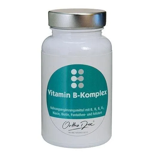 Orthodoc Premium Vitamin B Complex, 60-Count Capsules for Enhanced Energy and Wellbeing