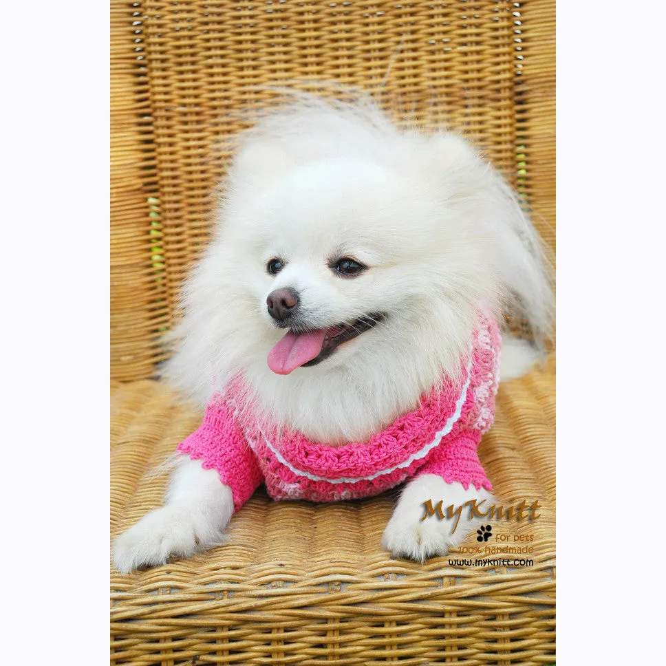 Pink Plaid Dog Shirt DK836