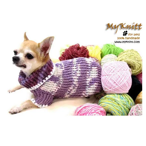 Purple Warm Dog Sweater DK864