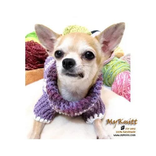 Purple Warm Dog Sweater DK864