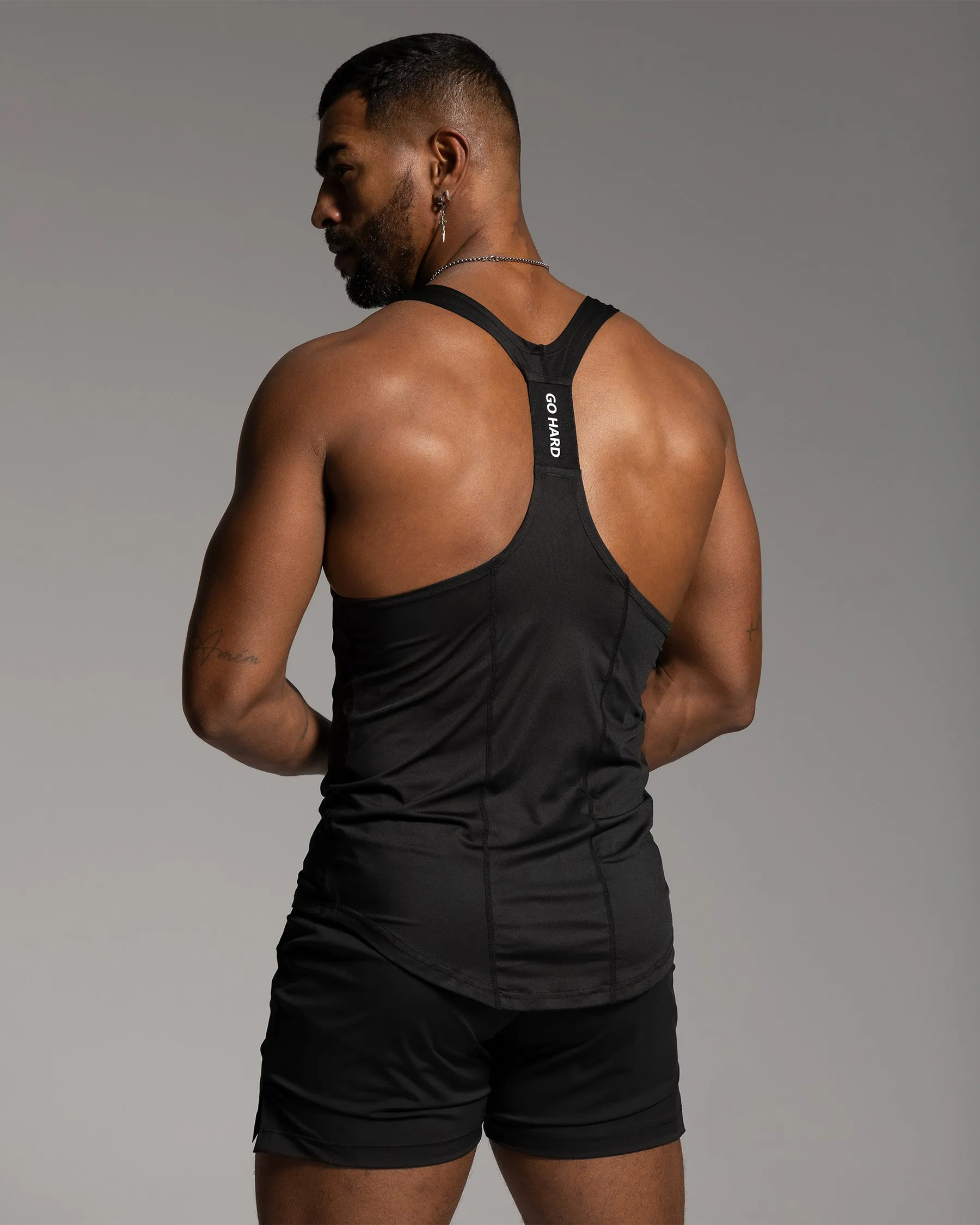 Stay Cool 2.0 Go Hard Gym Stringer Vest Quick Dry New