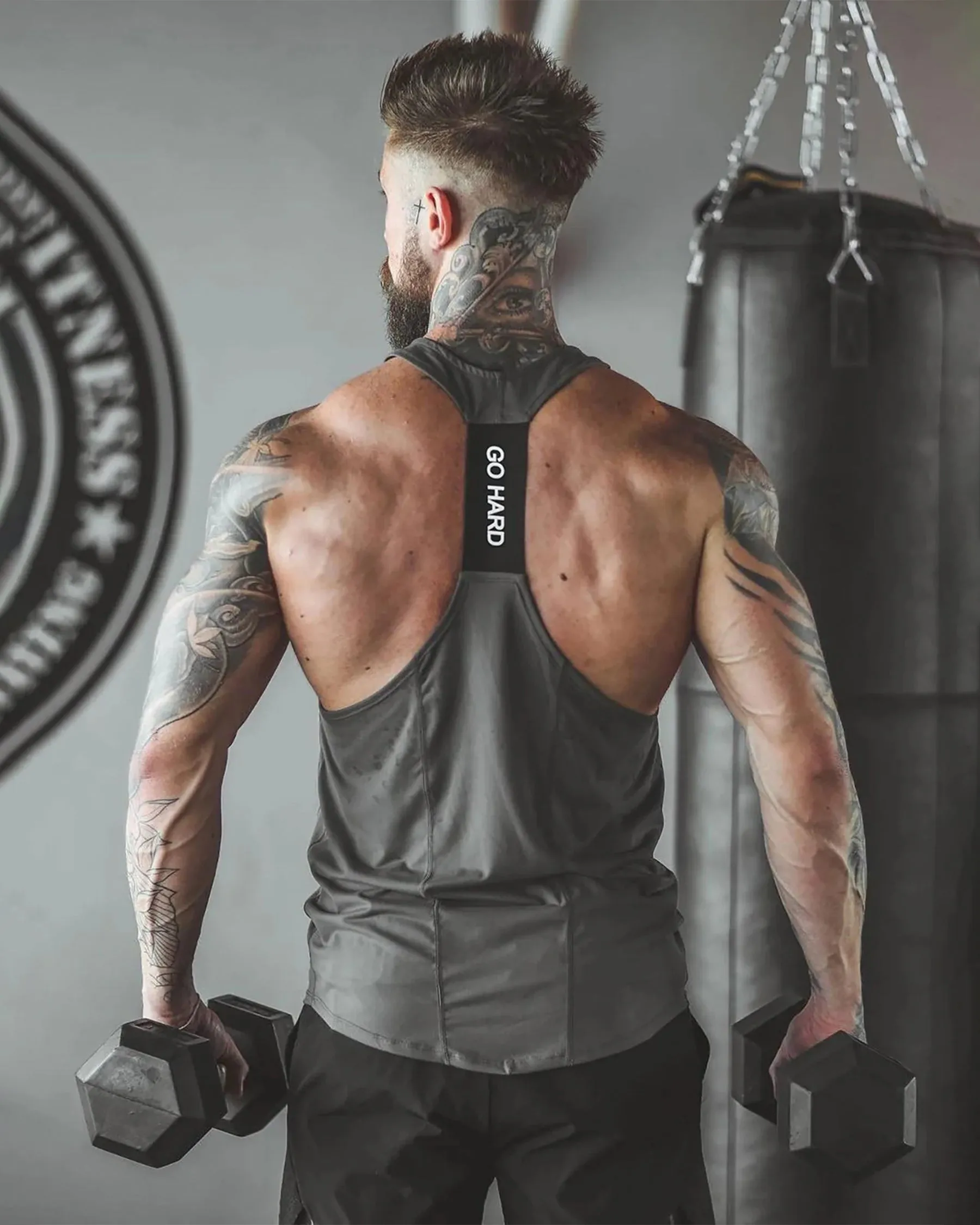 Stay Cool 2.0 Go Hard Gym Stringer Vest Quick Dry