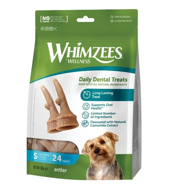 Whimzees Occupy Antler Dental Dog Chews
