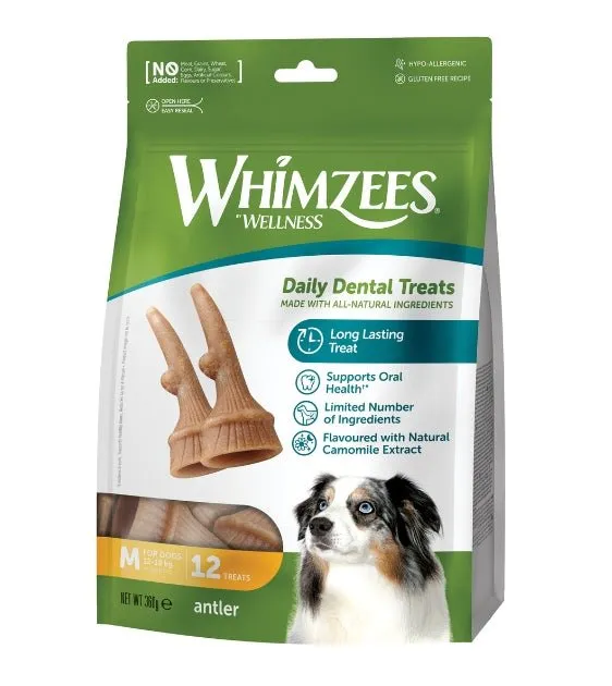 Whimzees Occupy Antler Dental Dog Chews