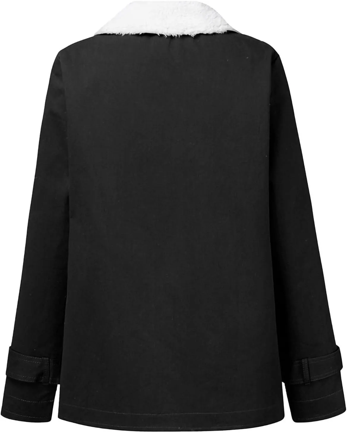 Womens Plus Size Sherpa Fleece Jackets Fashion 2023 Oversized Lapel Fuzzy Coat Warm Winter Faux Fur Outerwear